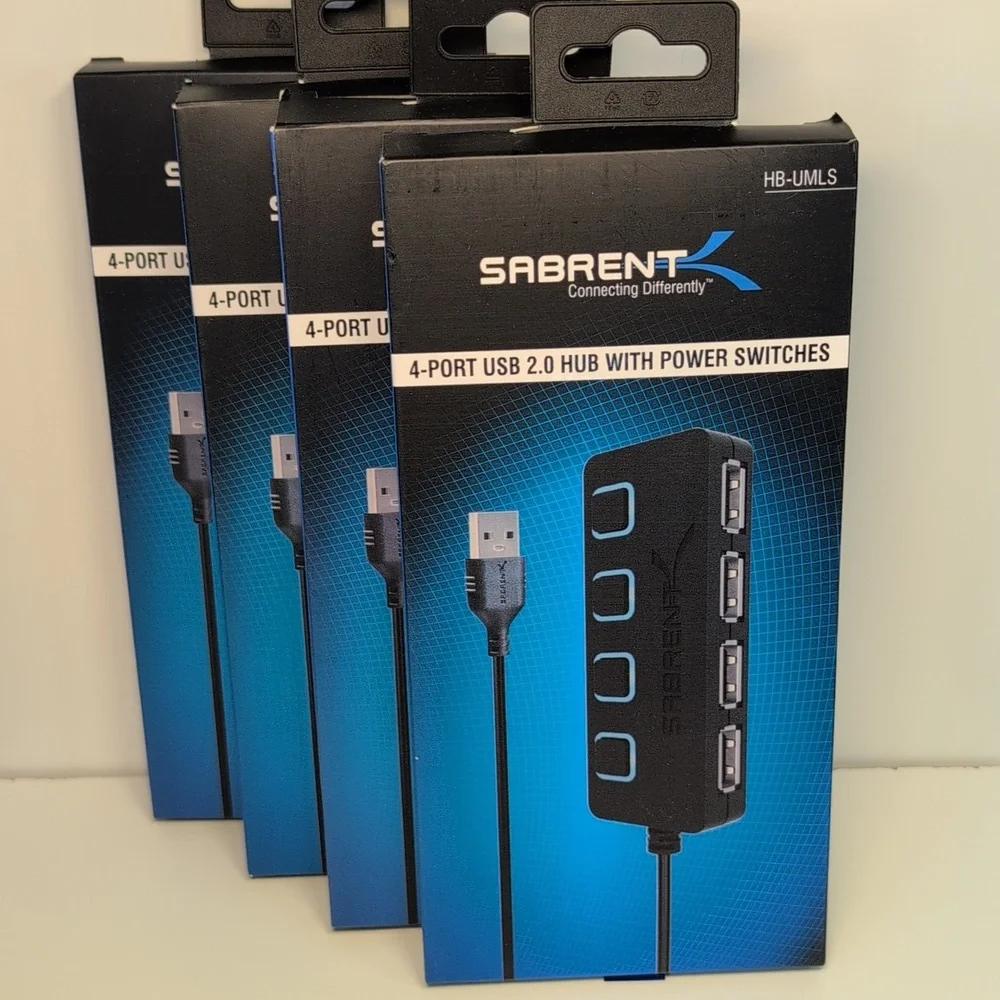 4-Port USB 2.0 Hub (Pack of 4) - Picture 4 of 4